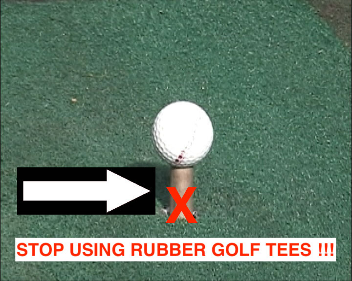 You will never have to use a rubber golf tee again when you use NeverLostGolf ™